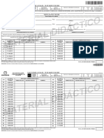 Formulario E-11 REGISTRO DE VOTANTES DE MESA