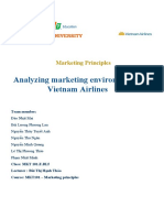 Analyzing Marketing Environment of Vietnam Airlines