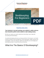 What Are The Basics of Bookkeeping?