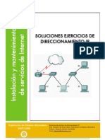 Soluciones Ejercicios Direccionamiento Ip