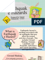 Earthquak e Hazards: Prepared by Mariel Manansala / GAS2