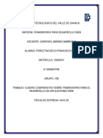 Cuadro Comparativo Sobre Las Características de Un Framework