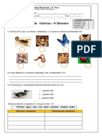 Prova - 3º Ano Imprimir