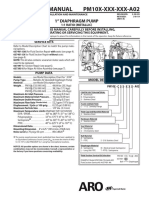 Operator'S Manual PM10X-XXX-XXX-A02: 1" Diaphragm Pump