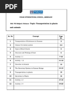 Class 7 Study Material-Transportation in Plants and Animals