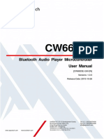 Bluetooth Audio Player Microcontroller User Manual: (CW6633E-UM-EN) Versions: 1.0.0 Release Date: 2015-10-26