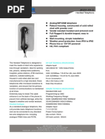 Steel With Powder Coat: Sip-Voip Technical Specifications