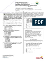 Prueba Diagnóstica Lengua Castellana Grado Cuarto 2022