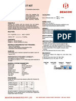 Chloride Test Kit: Code No. Pack Size Reagent 1 Reagent 2