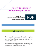 Part VI (J) - Mechanical Plant & Machinery Safety (Day 6)