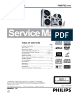 FWD792 DVD Mini System: Class 1 Laser Product