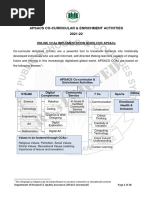 Apsacs Co-Curricular & Enrichment Activities 2021-22: Online Ccas Implementation Guide For Aps&Cs