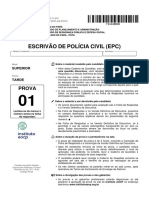 Instituto Aocp 2021 PC Pa Escrivao de Policia Civil Prova