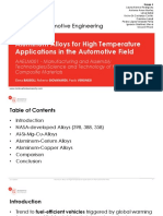 Aluminum Alloys For High Temperature