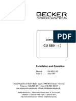 Con Trol Unit: Manual DV 60511.03 Issue1 July 1997