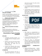 Report 9:: Types Characteristics & Identification of Learners With Difficulty Remembering & Focusing