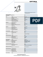 OPTIKA ST-50LED Technical Datasheet en