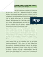 Importancia Del Derecho Fiscal Como Rama Jurídica Recaudadora Del Estado