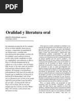 Oralidad - 09 - 15 21 Oralidad y Literatura Oral