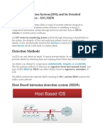 Intrusion Detection System