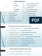 Exercices de Grammaire en Contexte A1 - Corrigé