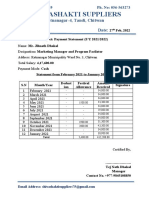 Shivashakti Suppliers: Ratnanagar-4, Tandi, Chitwan Ref No: Date