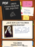 Valores Fisiologicos Del Equino