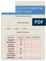 Examen Sexto Grado 1