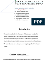 Presentation Name: Pedestrians Safety in Road Traffic: Group Members