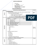 SESIÓN DE APRENDIZAJE 25 A 29