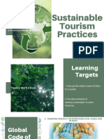 Sustainable Tourism Practices