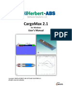 Cargomax 2.1: User'S Manual