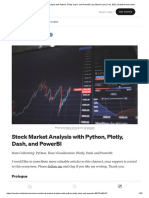 Stock Market Analysis With Python, Plotly, Dash, and PowerBI - by Edward Low - Feb, 2022 - DataDrivenInvestor