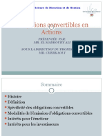 Obligations Convertibles en Acttion