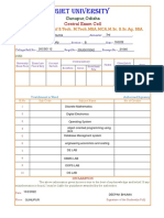 Giet University: Central Exam Cell