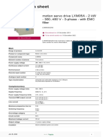 Product Data Sheet: Motion Servo Drive LXM05A - 2 KW - 380..480 V - 3-Phase - With EMC Filter