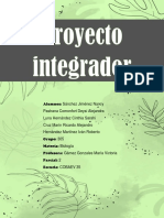 Proyecto Integrador Biología Nancy, Deysi, Cinthia, Ivan, Ricardo 305 2do Parcial