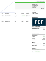 Green Dot Bank Statement