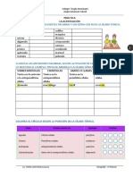 Práctica. La Acentuación