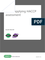 S-9.4 Applying HACCP Assessment