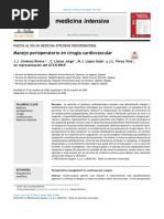 Manejo Perioperatorio en Cirugía Cardiovascular: Puesta AL DÍA EN Medicina Intensiva Perioperatoria