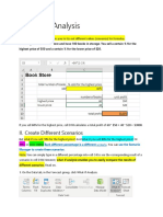 WHAT-IF Analysis - Goal Seek - Data Table