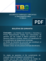 Boletas de Garantia