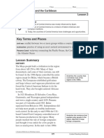 Key Terms and Places: Central America and The Caribbean Lesson 2