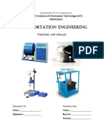 Highway Engineering Lab Manual