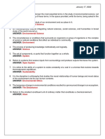 Environmental Science: Ge15: Activity 1