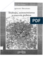 Bauman Zygmunt-De La Etica Del Trabajo A La Estetica Del Consumo