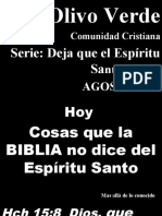 Mitos Sobre El Espiritu Santo Sab13dom14 2016