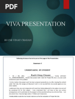 Viva Presentation: Ruchi Vinay Chavan