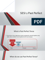 MATERI SESI 2 Past Perfect Tense